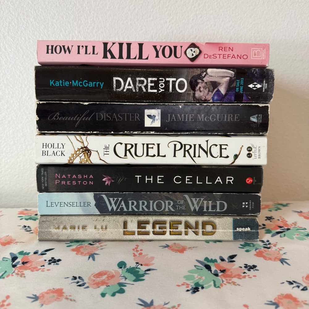 Adventure Dark Romance Mystery Young Adult Fiction Book Collection Lot